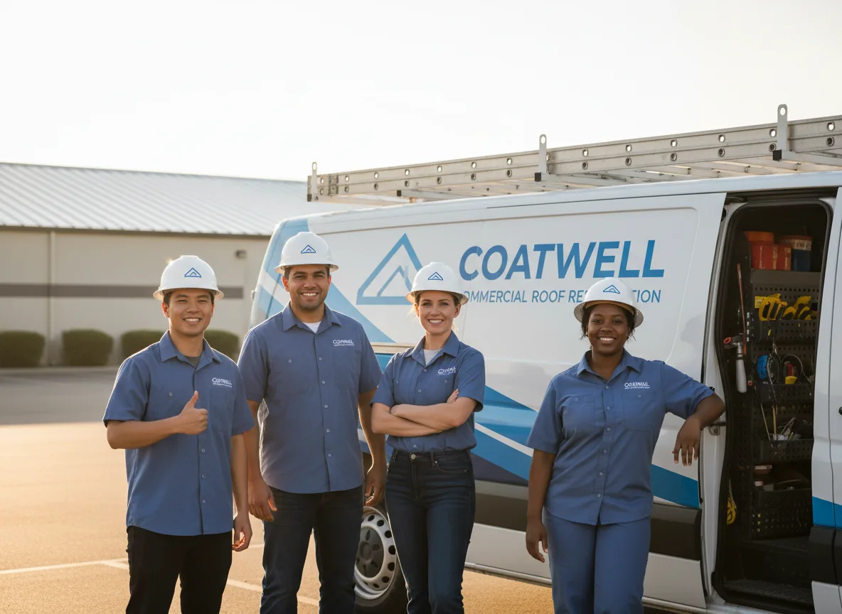 Commercial roof coating company in Guilford, ME