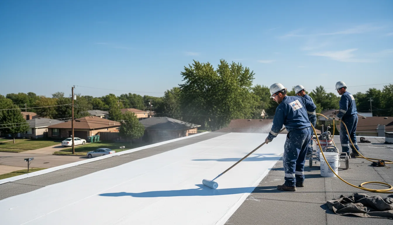 Commercial roof coating in Guilford, ME near me